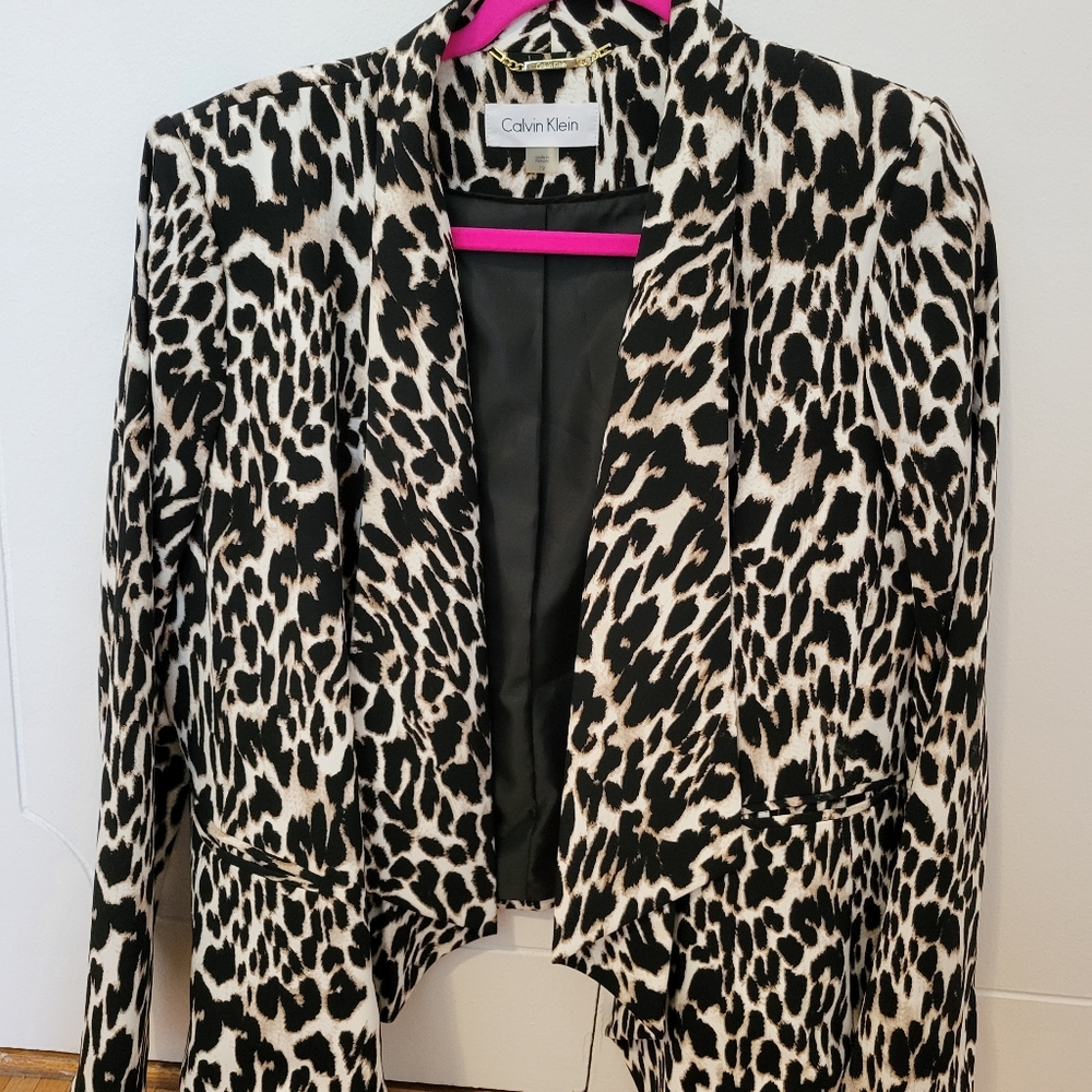 Animal Print Calvin Klein Blazer